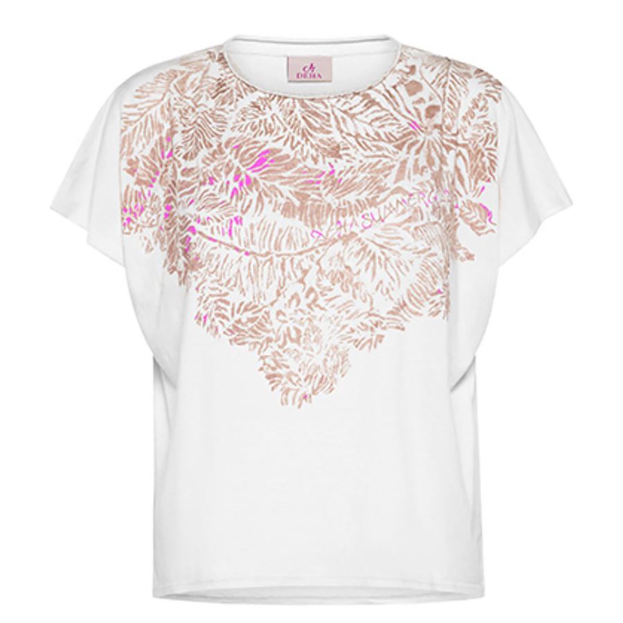 T-shirt smanicata con stampa da donna Deha | D2246110001